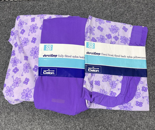 Vtg coop double nylon purple - coop,