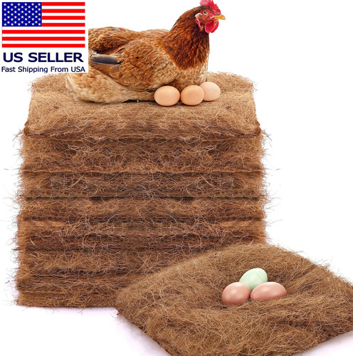 Chicken nesting box - box, pads