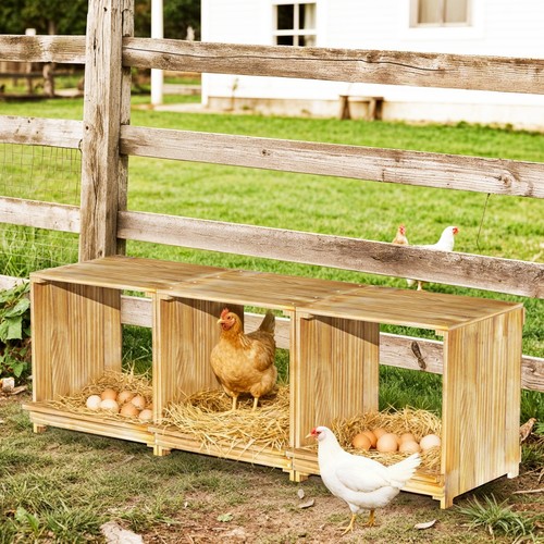 Holes chicken nesting boxes - holes,
